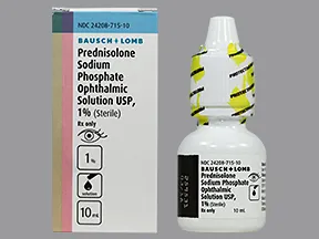 prednisolone sodium phosphate 1 % eye drops