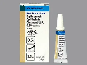 erythromycin eye gel side effects