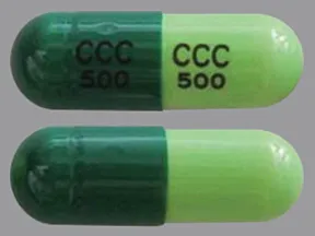 what does cephalexin 500 mg capsules look like