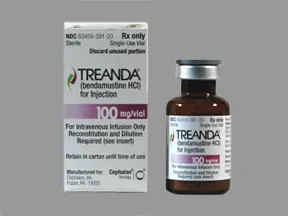 Treanda 100 mg intravenous powder for solution