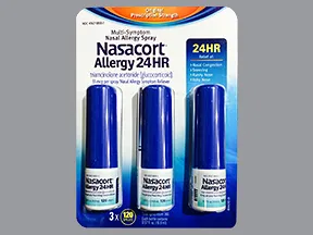 Nasacort 55 mcg nasal spray aerosol