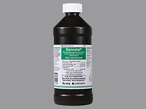Donnatal 16.2 mg-0.1037 mg-0.0194 mg/5 mL oral elixir