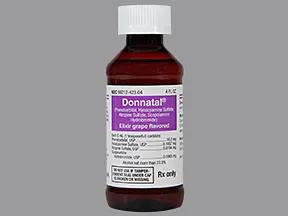 Donnatal 16.2 mg-0.1037 mg-0.0194 mg/5 mL oral elixir