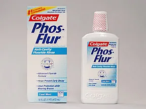 Phos-Flur 0.02 % fluoride (0.044 % sodium fluoride) dental solution