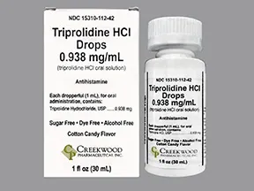 triprolidine HCl 0.938 mg/mL oral drops