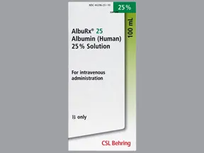 AlbuRx (Human) 25 % intravenous solution