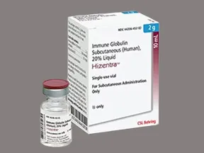 Hizentra 2 gram/10 mL (20 %) subcutaneous solution