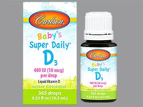 Baby's Super Daily D3 10 mcg/drop (400 unit/drop) oral drops