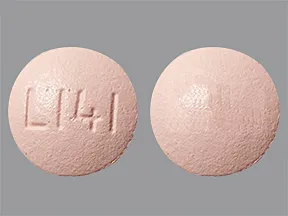 This medicine is a pink, round, film-coated, tablet imprinted with 