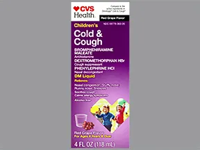 Children's Cold and Cough (PE) 1 mg-2.5 mg-5 mg/5 mL oral solution
