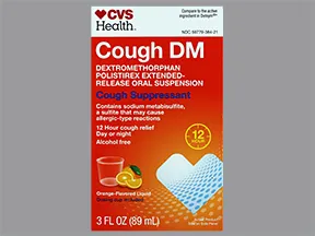 Cough DM ER 30 mg/5 mL oral suspension,extended release