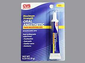 Oral Anesthetic 20 % mucosal gel