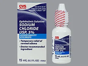 sodium chloride 5 % eye drops