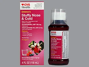 Children's Stuffy Nose-Cold 2.5 mg-100 mg/5 mL oral liquid
