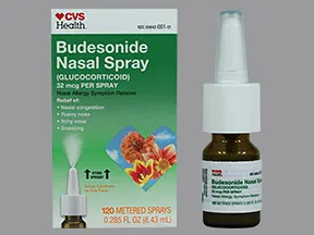 budesonide 32 mcg/actuation nasal spray