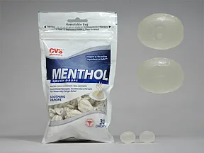 Menthol Drops 6.5 mg (lozenges)