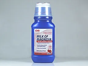 Milk of Magnesia 400 mg/5 mL oral suspension