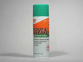 Foot and Sneaker 1 % topical spray powder