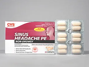 Sinus Headache PE 5 mg-325 mg tablet