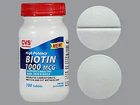 biotin 1 mg tablet