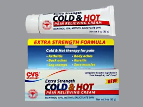 Cold and Hot (m.salicylate-menthol) 30 %-10 % topical cream