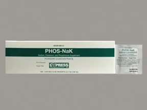 Phos-NaK 280 mg-160 mg-250 mg oral powder packet