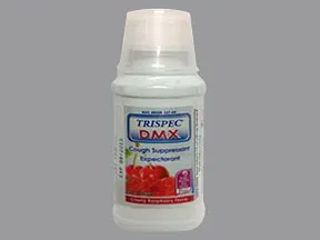 TRISPEC DMX 10 mg-187 mg/5 mL oral liquid