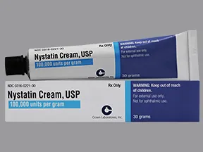 nystatin 100,000 unit/gram topical cream
