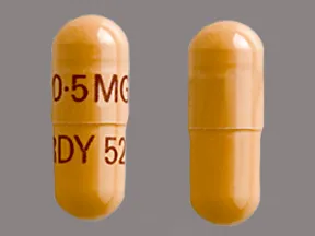 tacrolimus 0.5 mg capsule, immediate-release