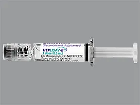 Heplisav-B (PF) 20 mcg/0.5 mL intramuscular syringe