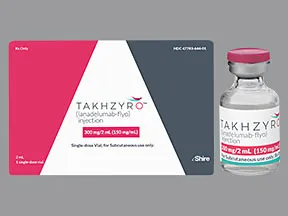 Takhzyro 300 mg/2 mL (150 mg/mL) subcutaneous solution
