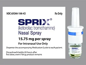 Sprix 15.75 mg/spray nasal spray