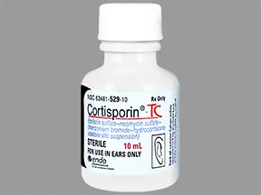 Cortisporin-TC 3.3 mg-3 mg-10 mg-0.5 mg/mL ear drops,suspension