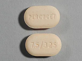 Percocet 7.5 mg-325 mg tablet