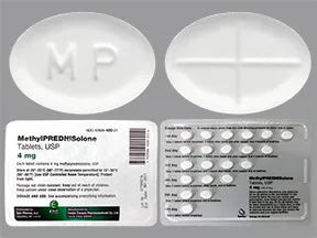 methylprednisolone 4 mg tablets in a dose pack
