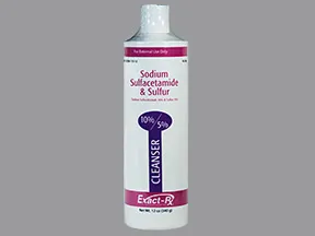 sulfacetamide sodium-sulfur 10 %-5 % (w/w) topical cleanser