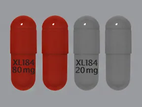 Cometriq 100 mg/day (80 mg x 1-20 mg x 1) capsules