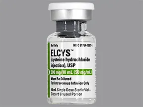 Elcys 50 mg/mL intravenous solution