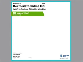 dexmedetomidine 200 mcg/50 mL (4 mcg/mL) in 0.9 % sodium chloride IV