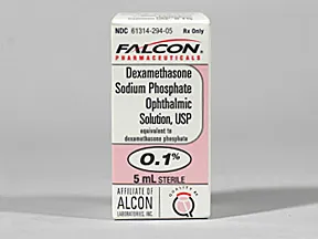 dexamethasone sodium phosphate 0.1 % eye drops