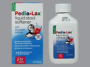 Pedia-Lax Stool Softener 50 mg/15 mL oral syrup