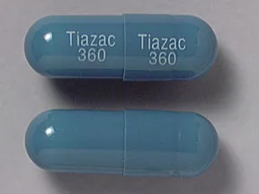 Tiazac 360 mg capsule,extended release
