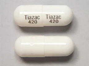 Tiazac 420 mg capsule,extended release