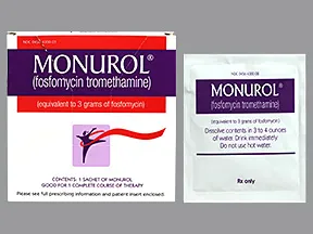 Monurol 3 gram oral packet