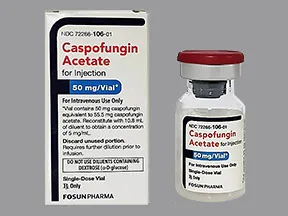 caspofungin 50 mg intravenous solution