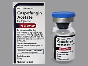 caspofungin 70 mg intravenous solution