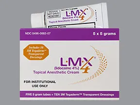 LMX 4 Plus 4 % topical kit