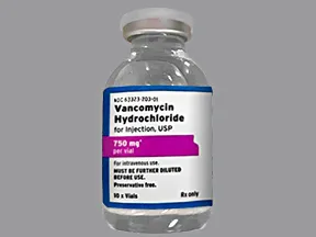vancomycin 750 mg intravenous solution