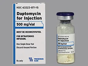 daptomycin 500 mg intravenous solution