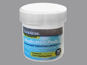 Medicated Pads 50 % topical pads